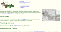 Desktop Screenshot of cambridgema.greenmap.org